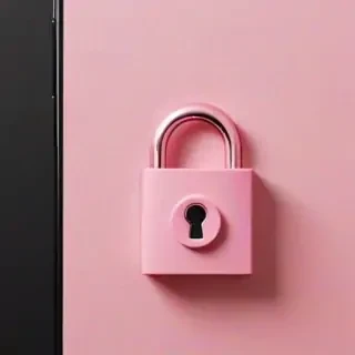 pink lock screen