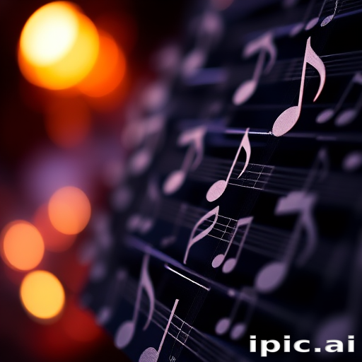 notes music background