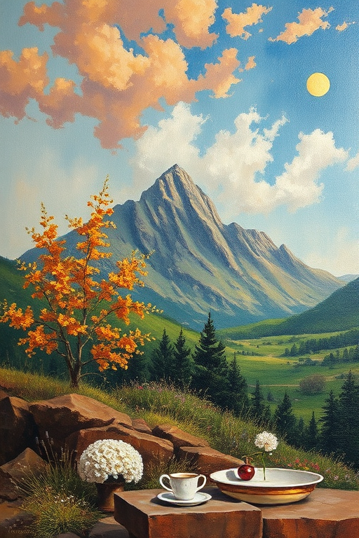oil painting wallpaper