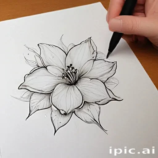 flower drawwing