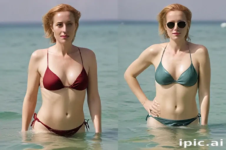 gillian anderson bikini pics