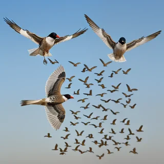 birds transparent