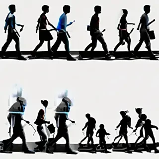 people walking png