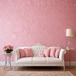 pink wall paper