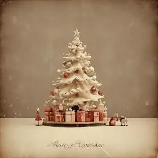 merry christmas vintage