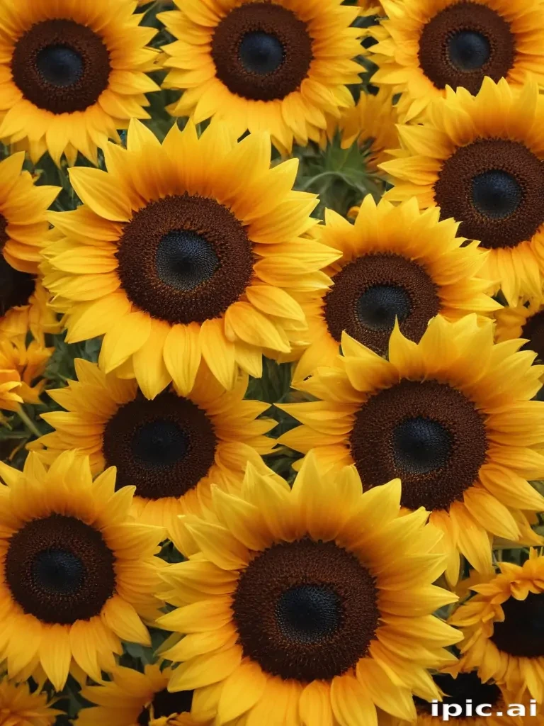 aesthetic sunflower background