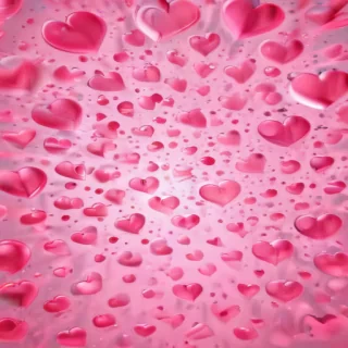 pink hearts background