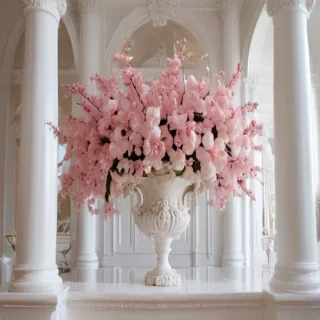 pink and white aesthetic