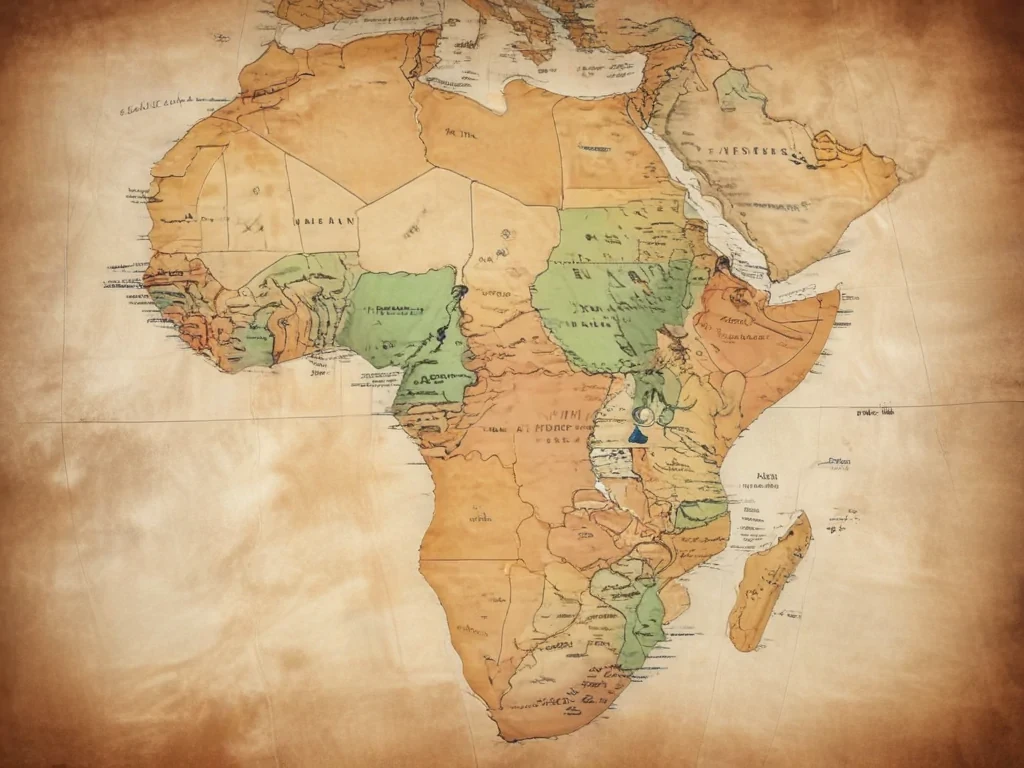 map of africa