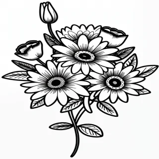 flower doodle png