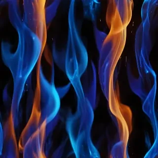 blue flame background