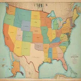 united states map