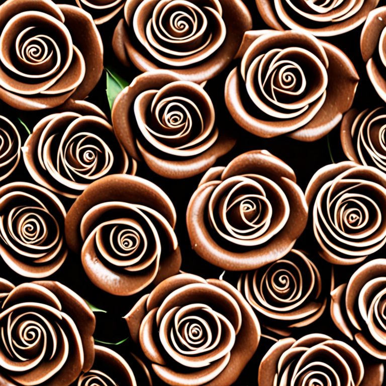 Chocolate roses