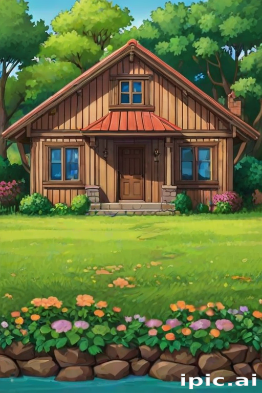 background of the house