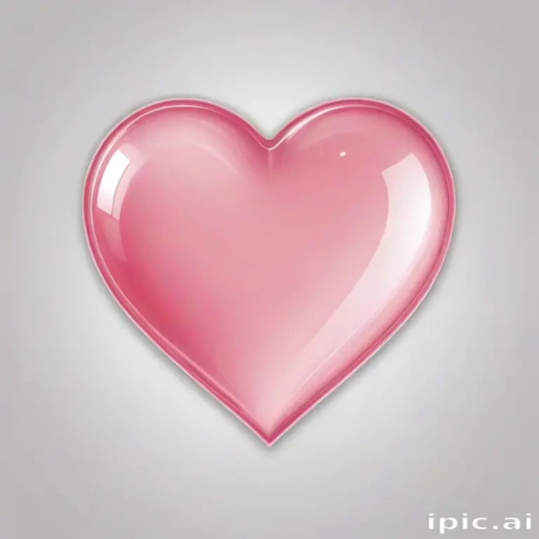 pink heart transparent