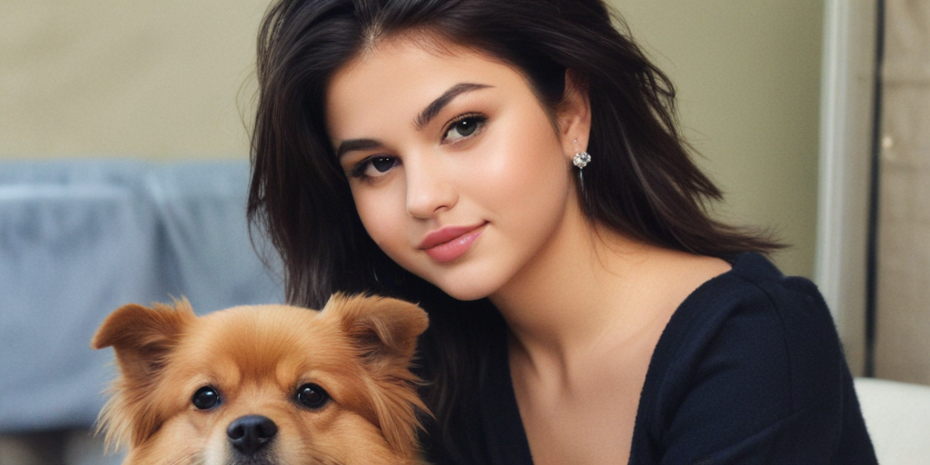 selena gomez dog