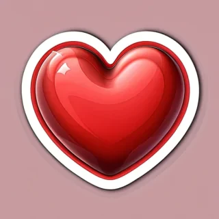 heart sticker png