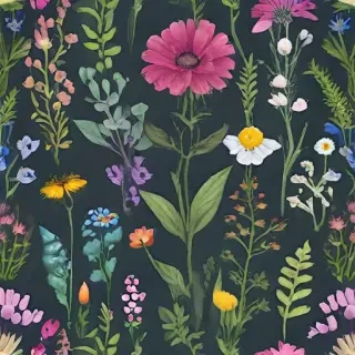 wildflowers transparent background