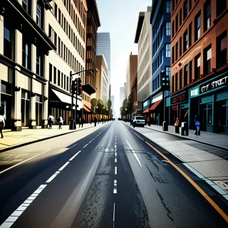 city street background