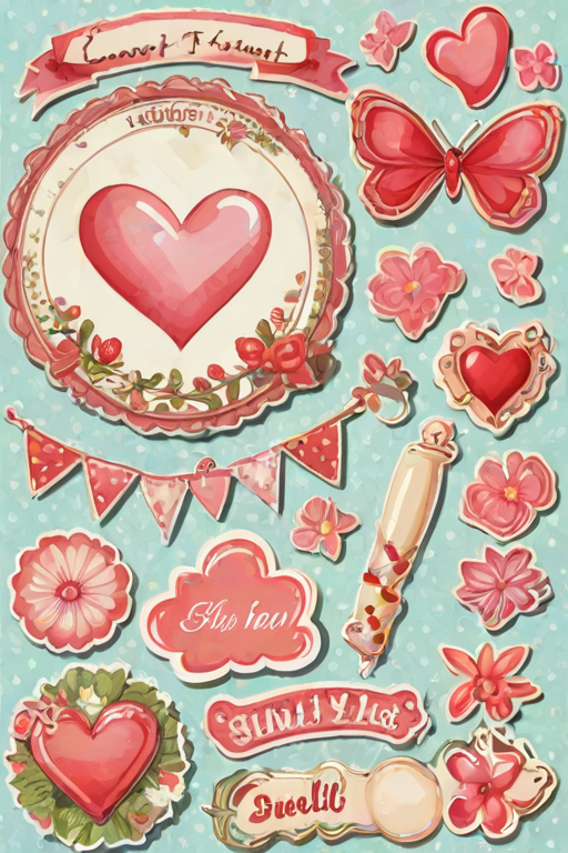 scrapbook stickers png