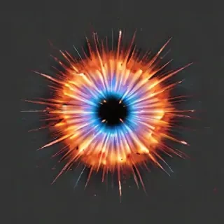 transparent explosion
