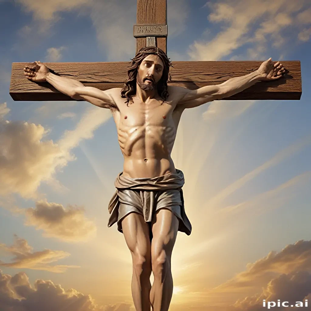 jesus on the cross picture