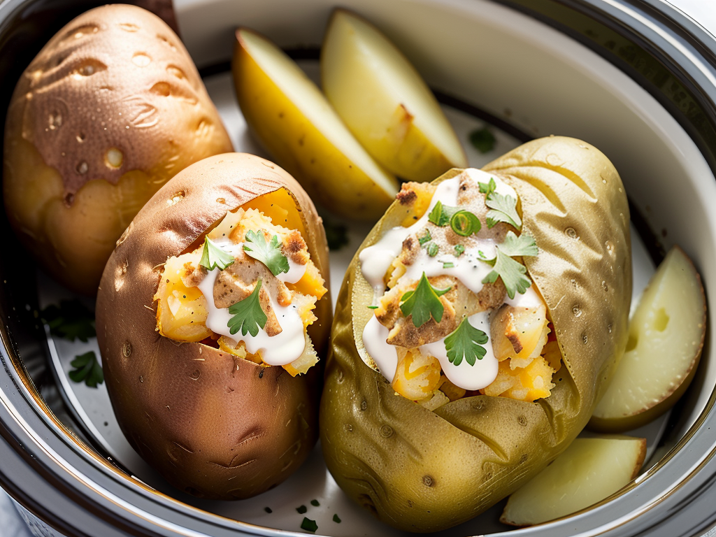 baked potatoes slow cooker no foil