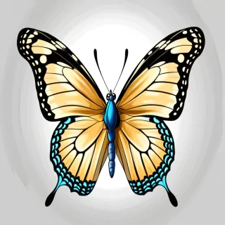 butterfly drawing png