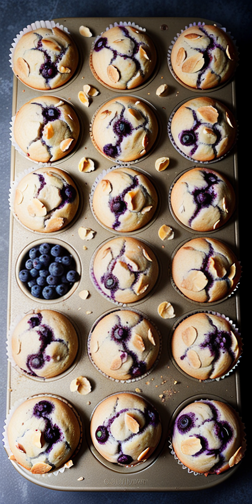 gluten free banana blueberry muffins