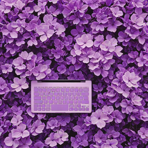 purple aesthetic wallpaper laptop