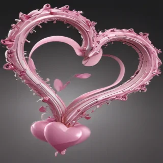pink hearts png