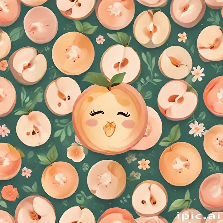 cute peach background