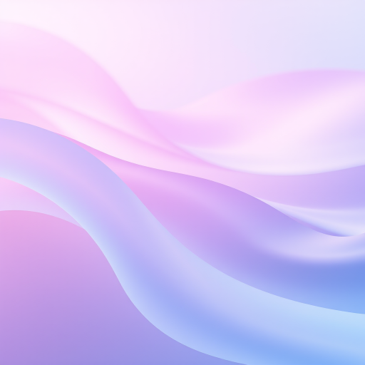 Create a soft, abstract gradient background with flowing waves of pastel colors in pink, purple, and blue, captured with a DSLR camera at f/2.8 aperture, ISO 100, 50mm lens, soft focus style, and natural lighting to enhance vibrancy and depth.