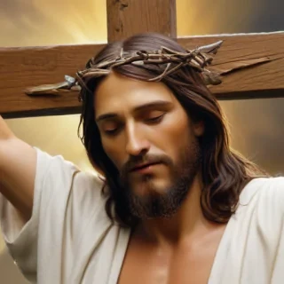 picture of jesus on cross