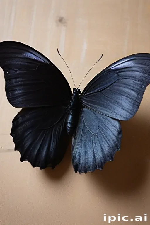black butterfly