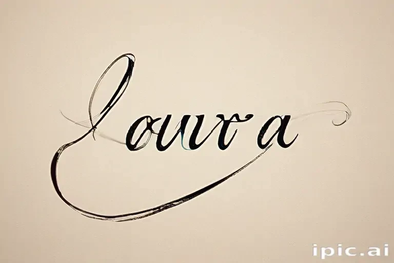 laura in cursive