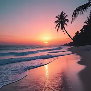 aesthetic beach background