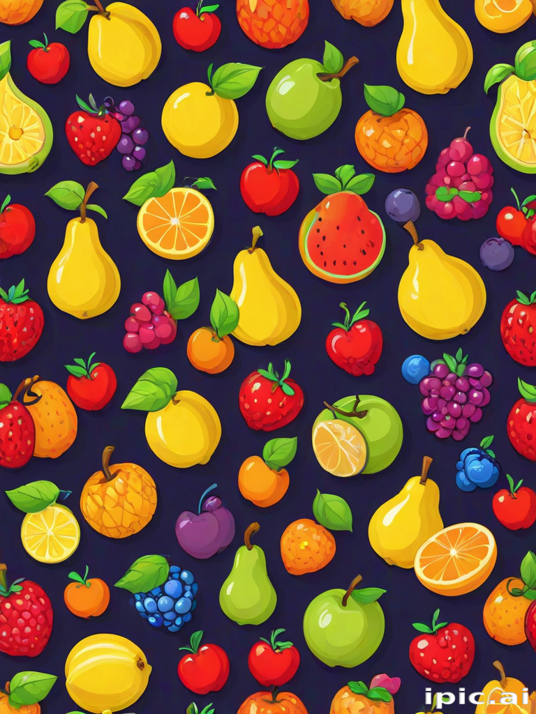 cartoon fruit