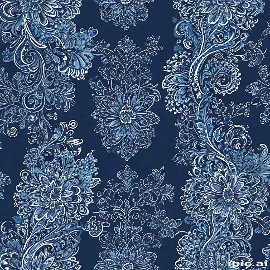blue border design