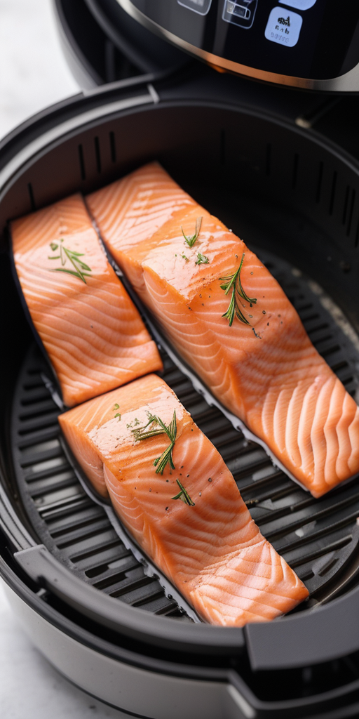 can i cook frozen salmon in the air fryer