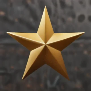 gold star sticker png