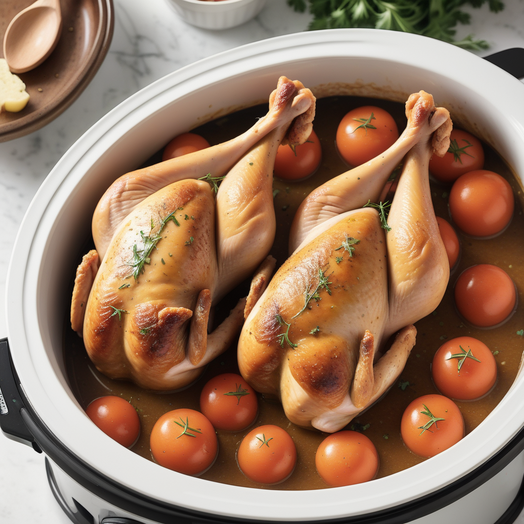 chicken leg quarter recipes in crock pot
