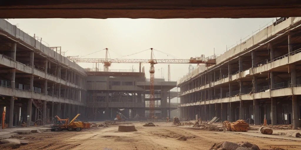construction site background