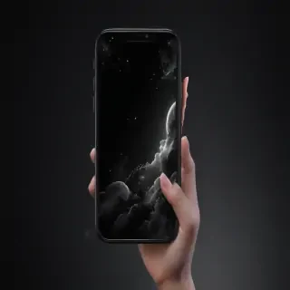cute black iphone wallpaper