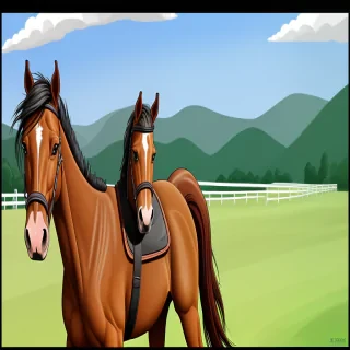 pic of horse cartoon