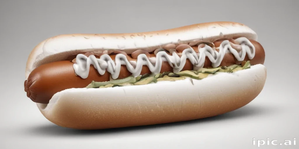 hot dog clipart black and white