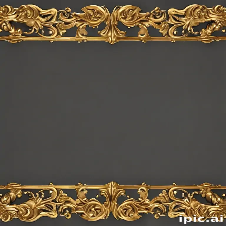 gold border transparent