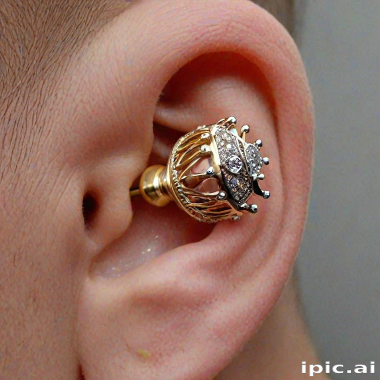 kings crown piercing