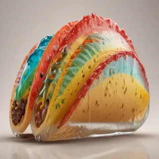 transparent taco