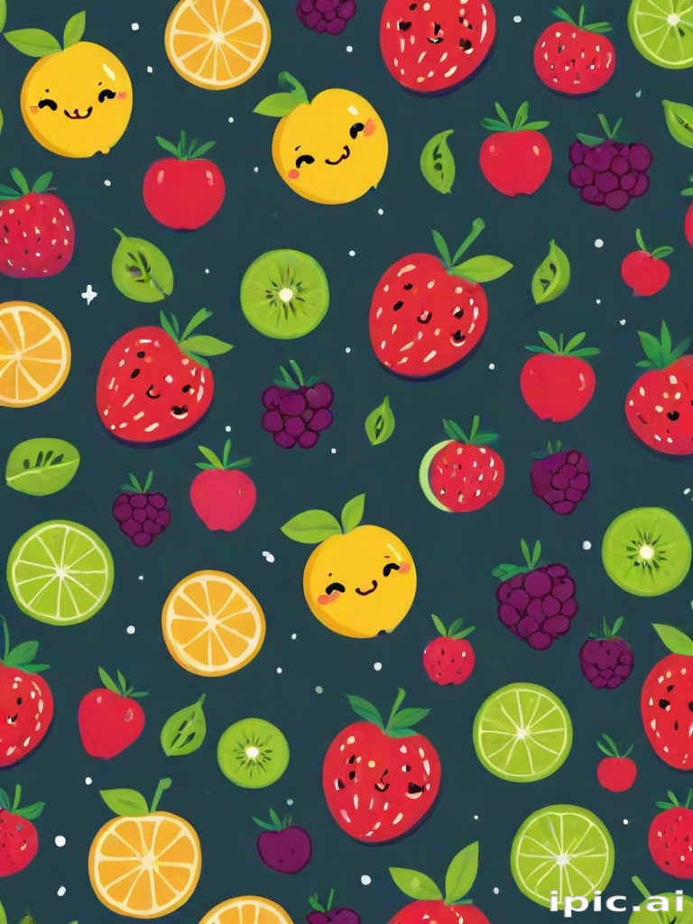 cute fruit backgrounds
